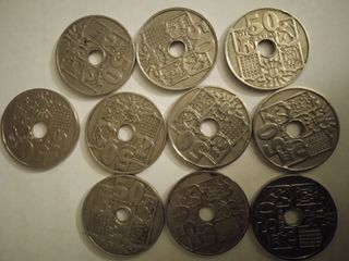 sería completo de 1949 y 1963 flechas invertidas 