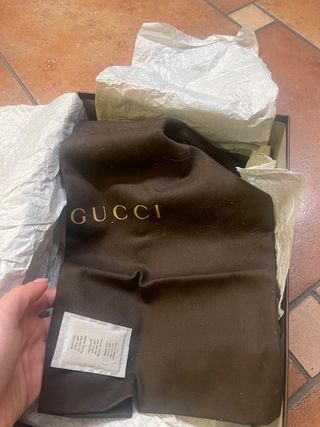 Decoltee nere scamosciate Gucci n.37.5