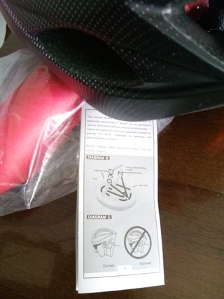 casco con sella S Marco ,nera e bianca, NO rossa