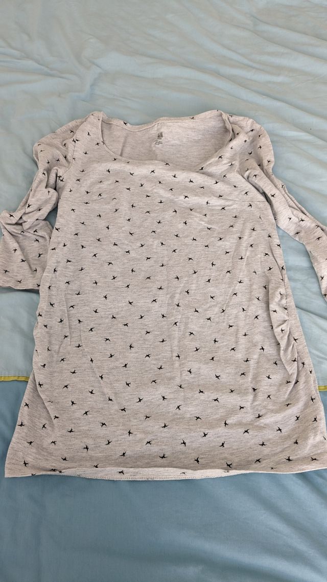 Pack 3 camisetas embarazada H&M y Kiabi