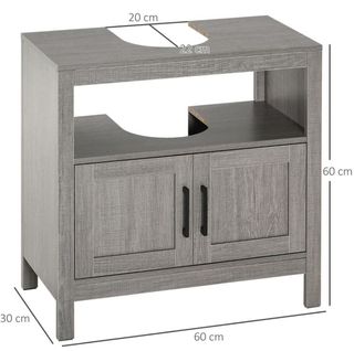 Mueble para pica lavabo gris marrón NUEVO