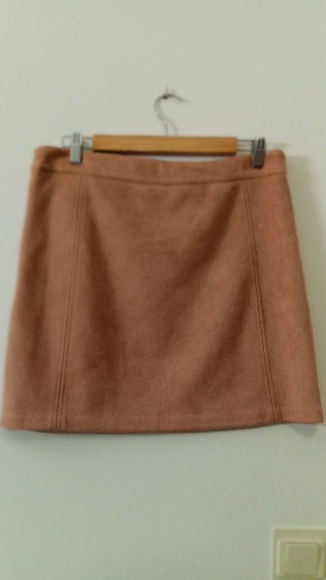 minifalda de terciopelo