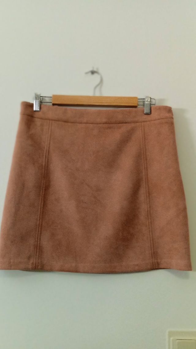 minifalda de terciopelo