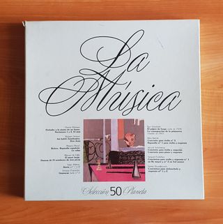 Colección de música clásica 50 Vinilos y 4 libros.