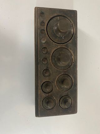 Balanza antigua de marmol