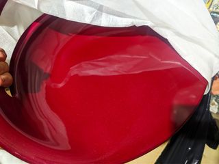 Sgabello alto regolabile Rosso Nuovo imballato