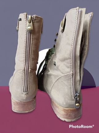 Botas Caracas Madera Mustang 37 Mujer