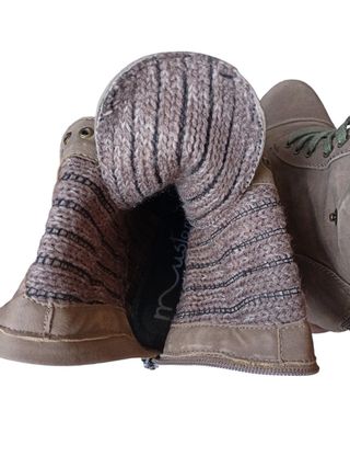 Botas Caracas Madera Mustang 37 Mujer