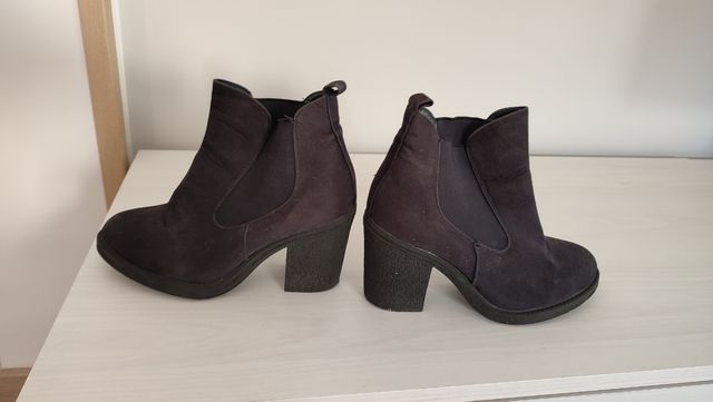 botines azul marino,talla 38