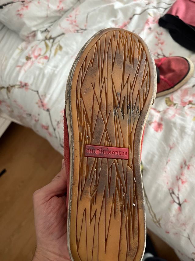 Zapatillas de vestir rojas the hundreds