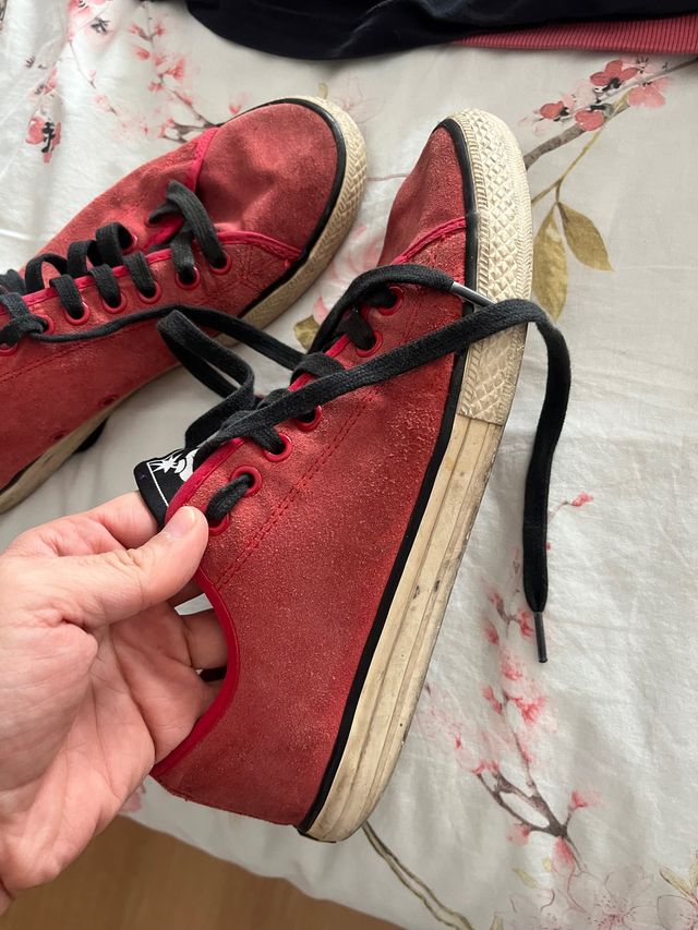 Zapatillas de vestir rojas the hundreds