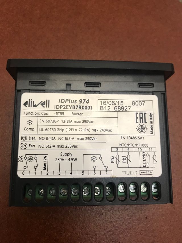Controlador temperatura ELIWELL IDPLus 974