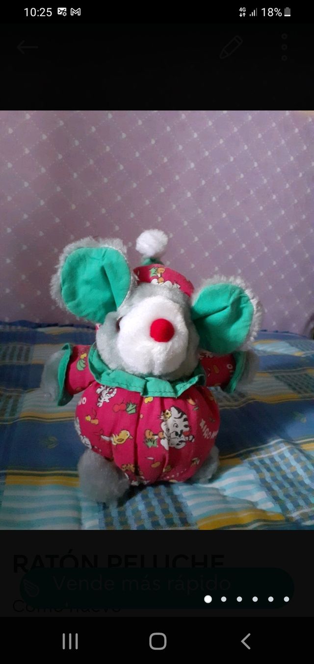 RATÓN PELUCHE