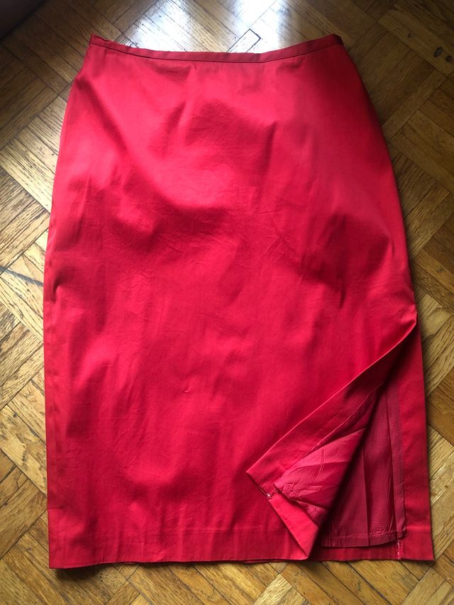 Gonna rossa longuette Seventy 