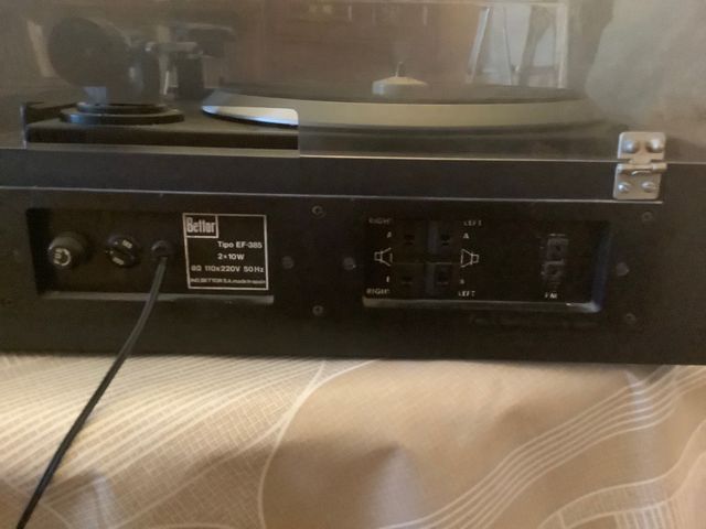 Tocadiscos Bettor dual EF 385