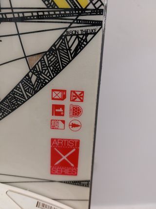 Tabla snow con fijaciones