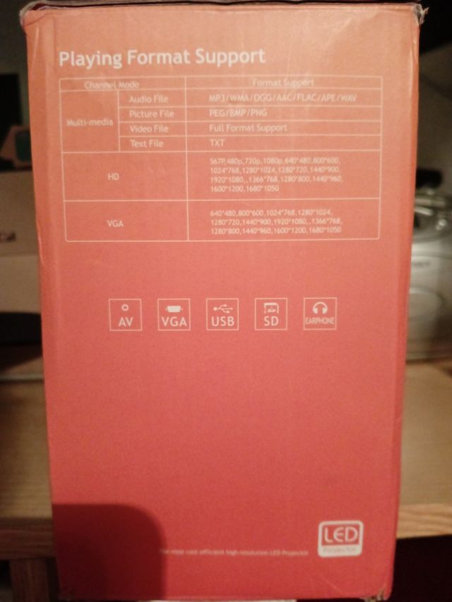 Proyector 1000 lumenes