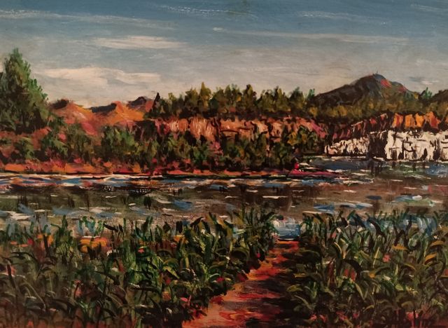 Acrìlico sobre base de cartòn.