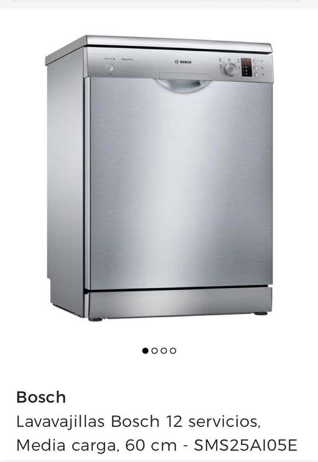 BOSCH SMS25AI05E Lavavajillas Silence Plus 12 de segunda mano por 390