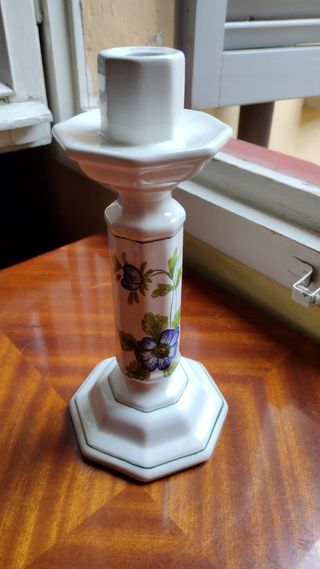 2 portacandele vintage in ceramica  R.Costa