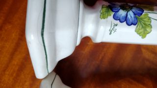2 portacandele vintage in ceramica  R.Costa