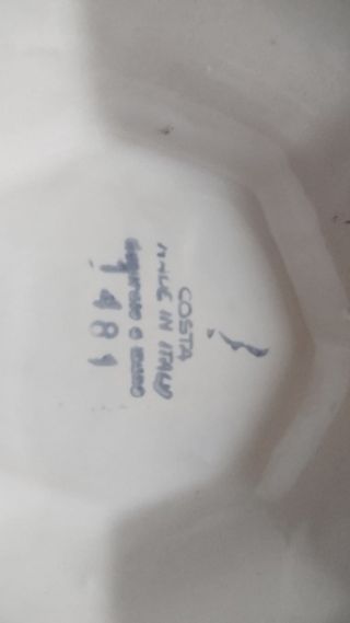 2 portacandele vintage in ceramica  R.Costa