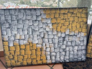 Cuadro moderno con textura 90x60