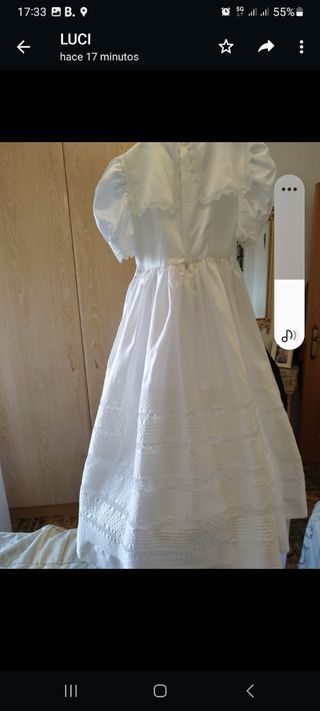 Vestido de comunión niña