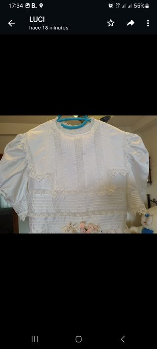 Vestido de comunión niña