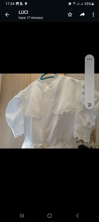 Vestido de comunión niña