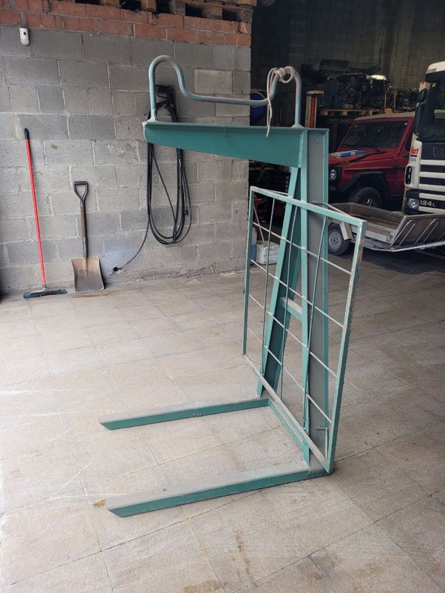 Pinza portapalets grua