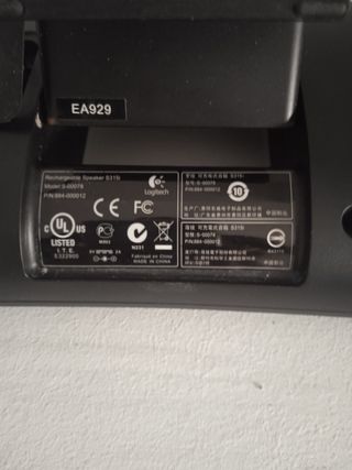 Altavoz Logitech