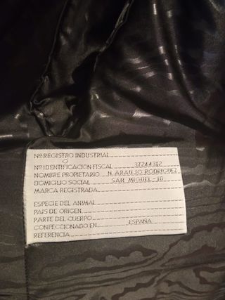 Abrigo zorro canadiense