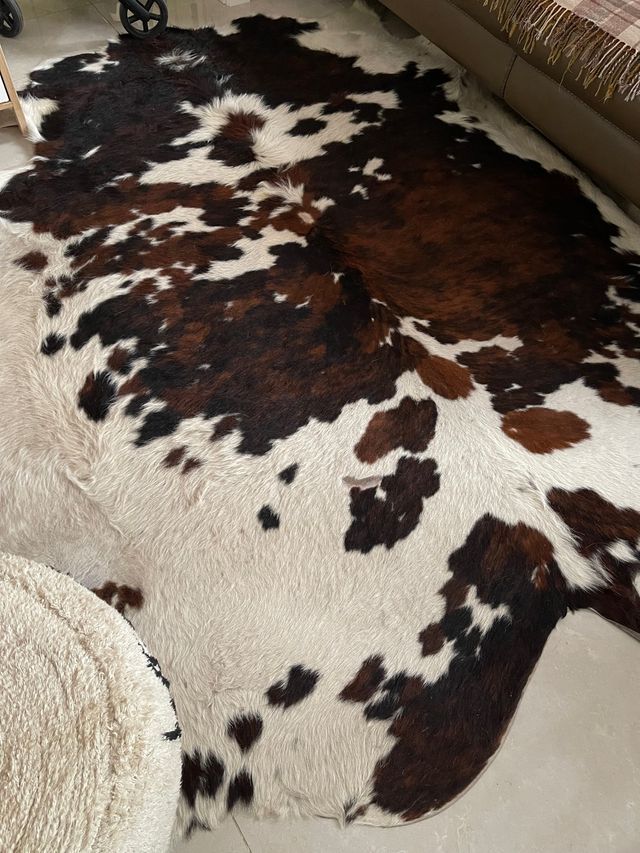 Alfombra piel de vaca autentica