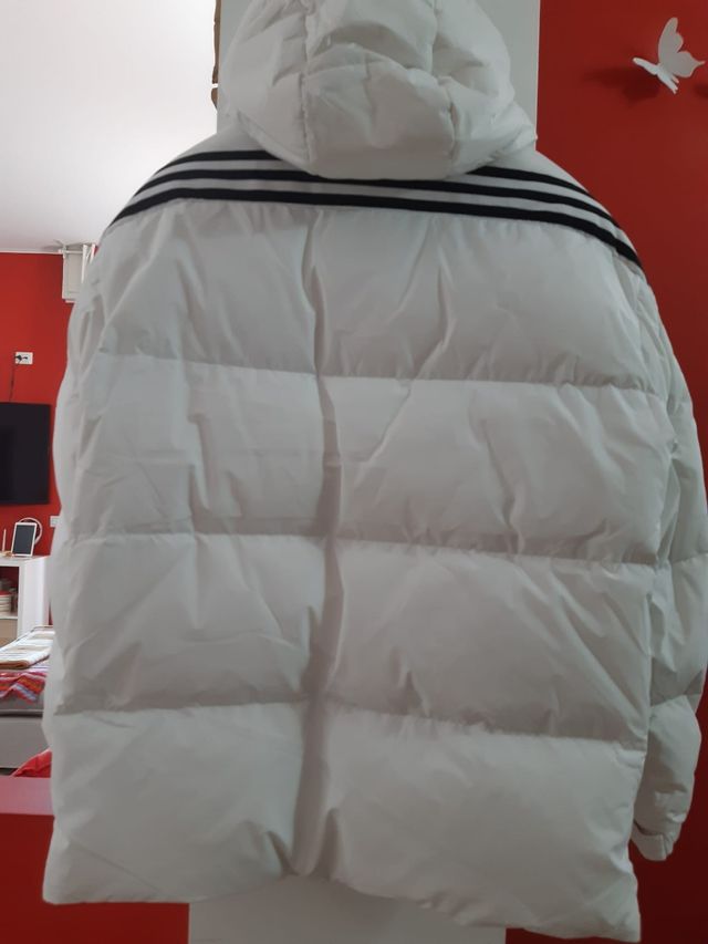 Giacca Adidas puffer down bianca