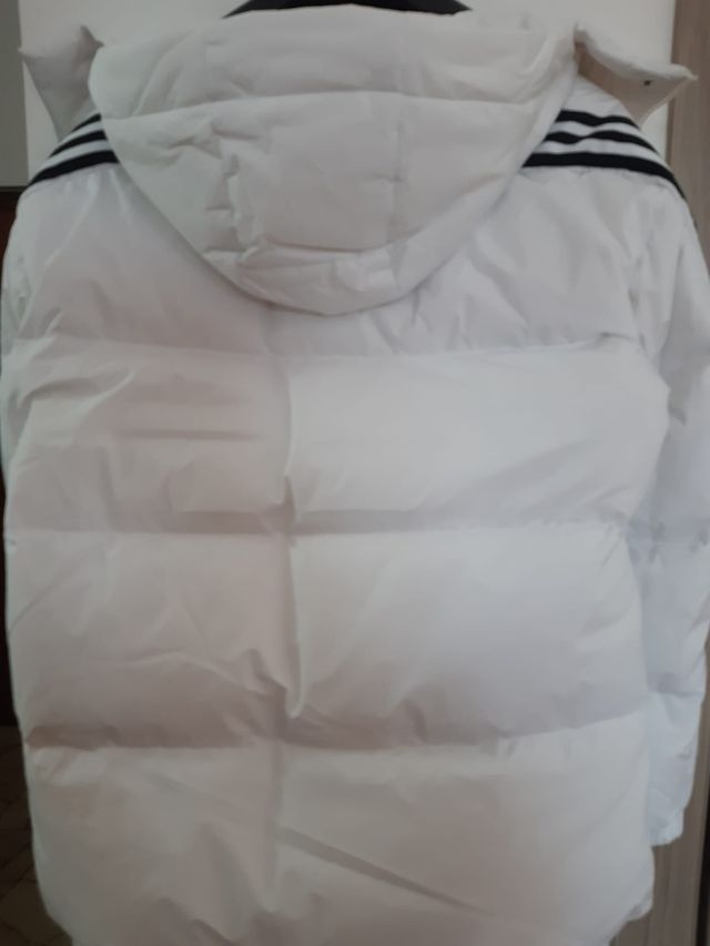 Giacca Adidas puffer down bianca