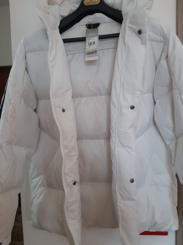 Giacca Adidas puffer down bianca