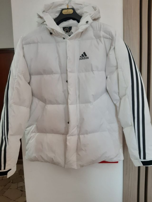 Giacca Adidas puffer down bianca