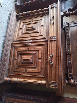 Aparador, locero antiguo de roble