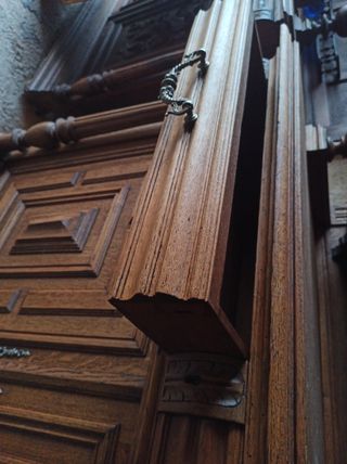 Aparador, locero antiguo de roble