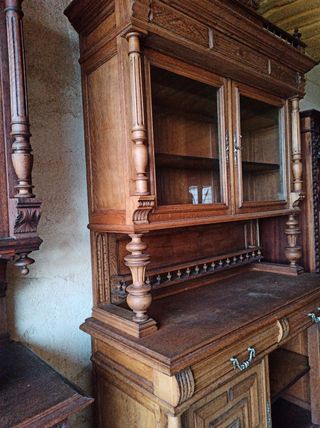 Aparador, locero antiguo de roble