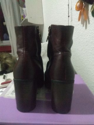 👢👢Botines plataforma cuero