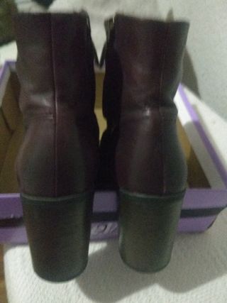 👢👢Botines plataforma cuero