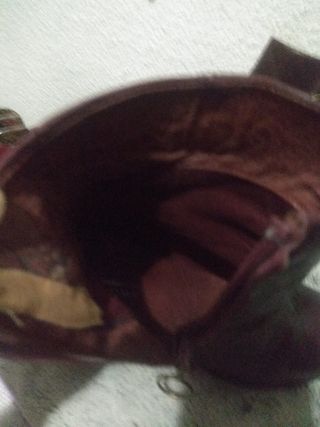 👢👢Botines plataforma cuero