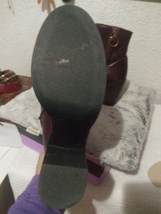 👢👢Botines plataforma cuero