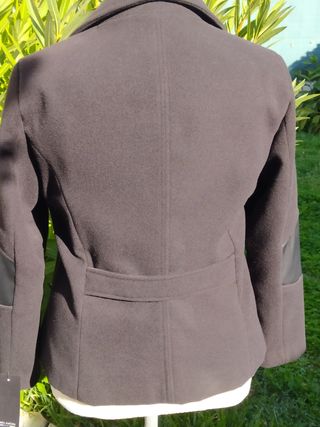 chaquetón Sra. de paño, negro