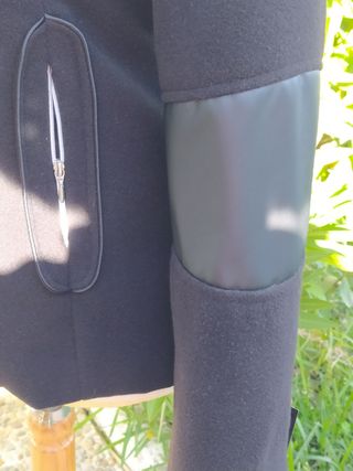 chaquetón Sra. de paño, negro