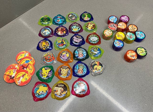 Lote Kraks, rollers y fichas Pokemon