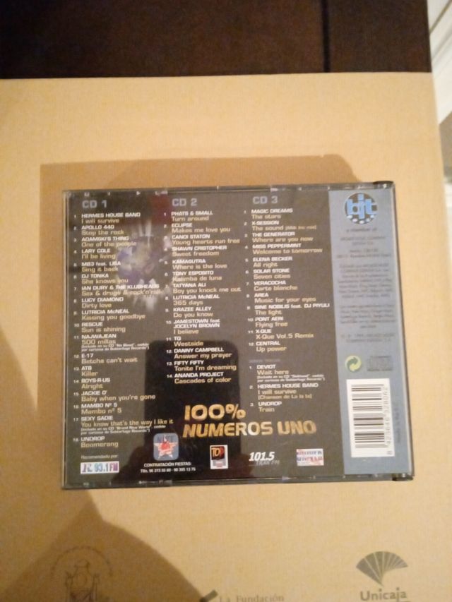 CD  original 100 Números uno