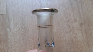 Lote de 4 licoreras, perfumeras cristal antiguas